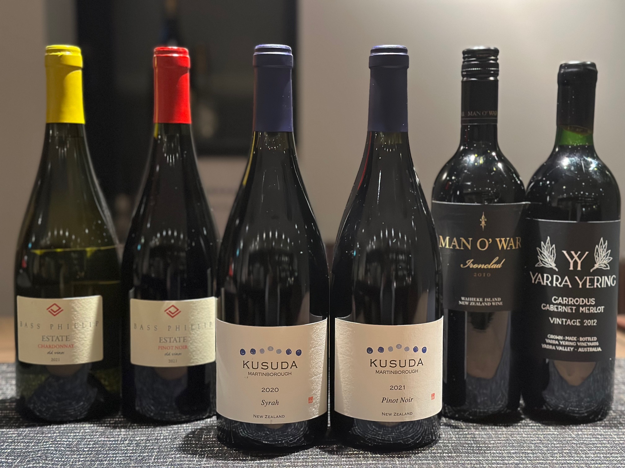 プレミアムワインディナー ワインラインナップ