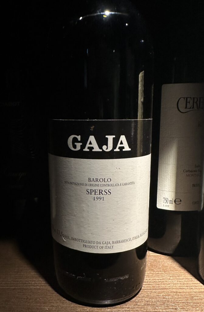 Gaja Barolo Sperss 1991