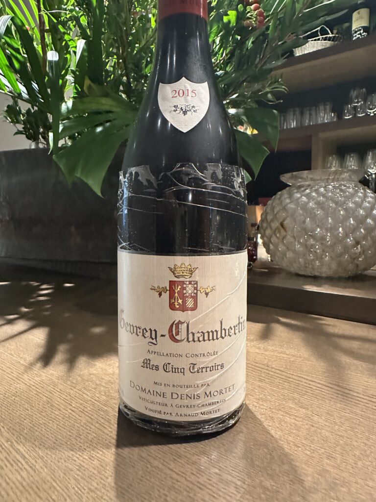 Denis Mortet Gevrey Chambertin Mes Cinq Terroirs 2015