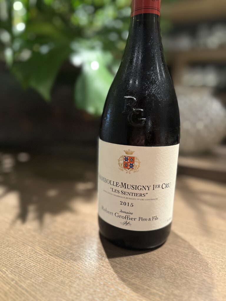 Robert Groffier Chambolle Musigny Les Sentiers 2015
