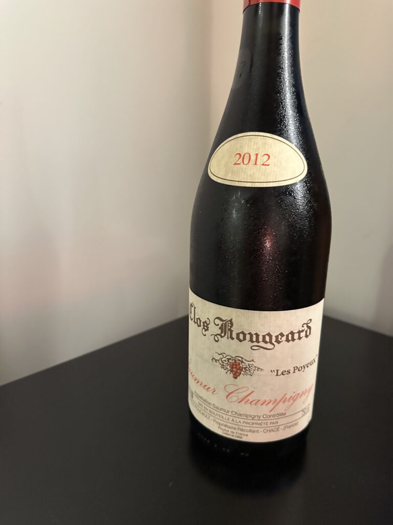 Clos Rougeard Saumur Champigny Les Poyeux 2012